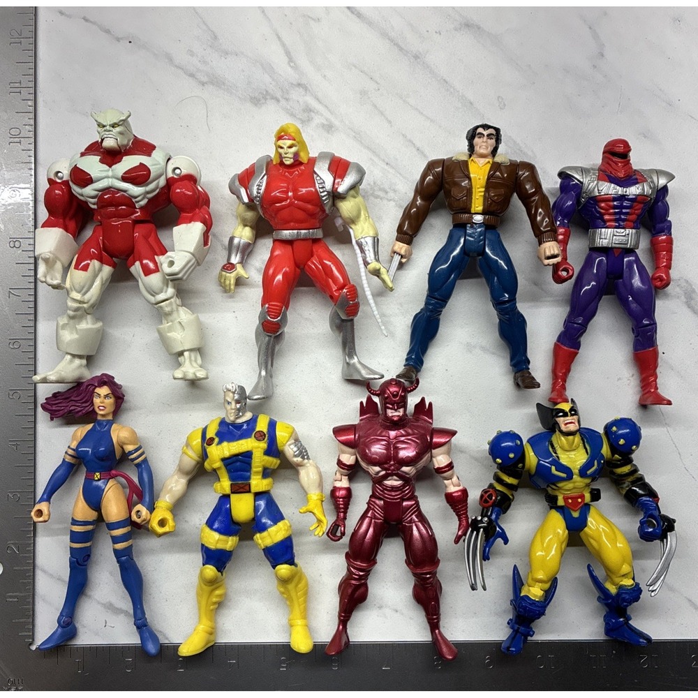 1990's Toy Biz X-Men Figure Collection (1994-1997). Action Figure Lot.